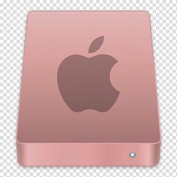 Drives Icon Rose and Denim, Rose HD, Mac Mini transparent background PNG clipart