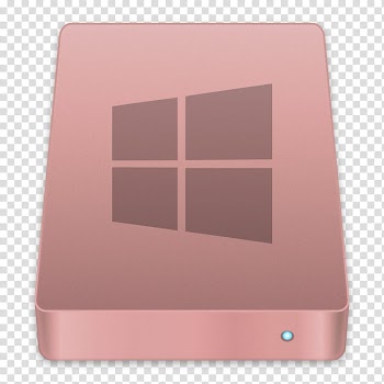 Drives Icon Rose and Denim, Rose Windows, gold Windows device transparent background PNG clipart