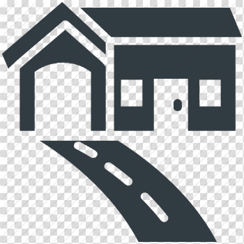 Driveway, garage, house, luxury house, property icon