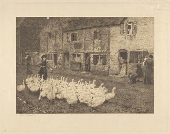 Driving Geese at Cookham | Free Photo - rawpixel