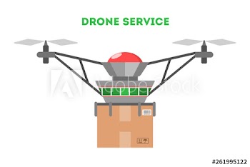 Drone delivery service concept