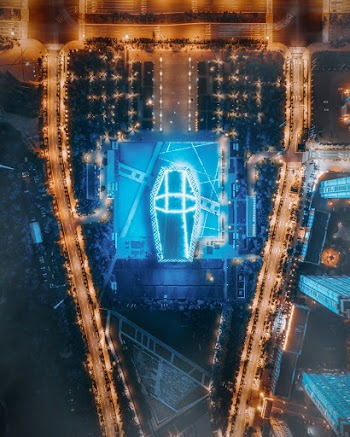 Drone Footage of a City