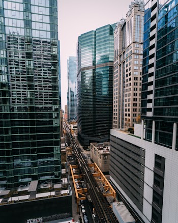 Drone Shot Of City