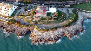 Drone wedding view
