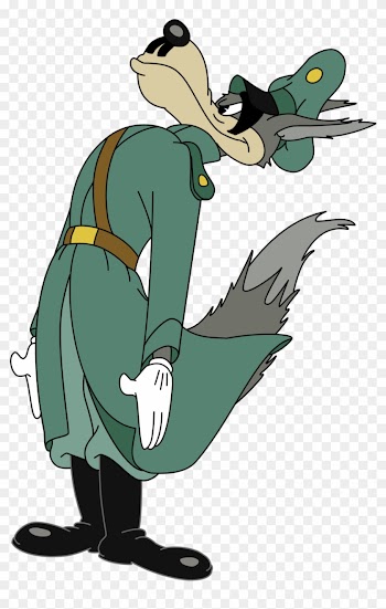 Droopy Animated Cartoon Gray Wolf - Adolf Wolf Tex Avery
