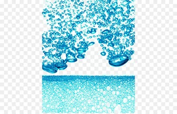 Drop Blue Water - Blue water droplets decorated 