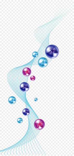 Drop Bubble - Colorful lines 
