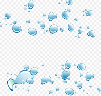 Drop Bubble Euclidean vector - Cartoon fine water droplets 
