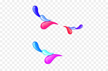 Drop Clip art - Colored water droplets png download - 600*600 ...