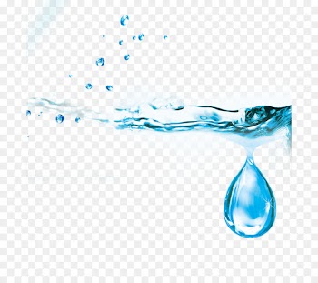 Drop Cosmetics Water Advertising Template - Blue water drop 