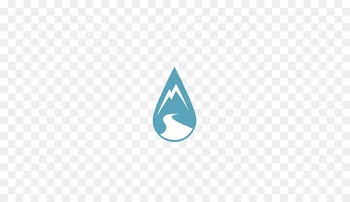 Drop Icon - Flattened water droplets 