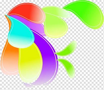 Drop , Multi-colored water droplets transparent background PNG clipart