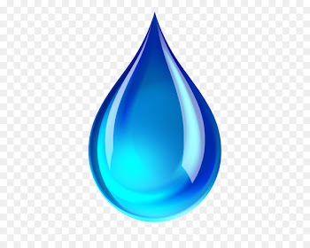 Drop Water - Delicate blue water droplets 