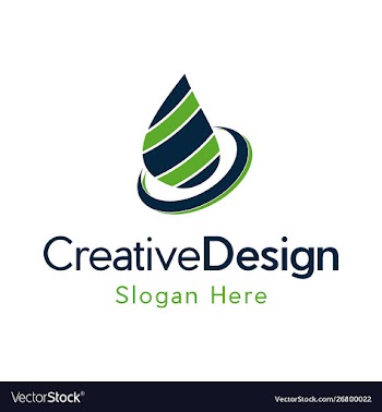 Drop water energy creative business logo vector image