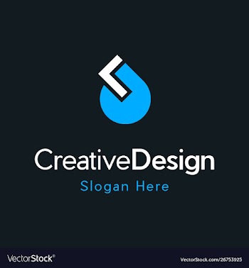 Drop water oil energy creative logo vector image
