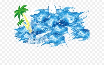 Drop Wind wave - Seawater spray coconut 