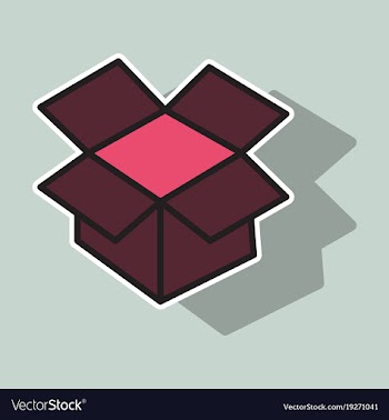 Dropbox color icon realistic icon or logo sticker vector image