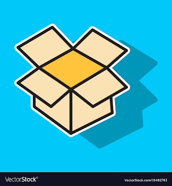 Dropbox color icon realistic icon or logo sticker vector image
