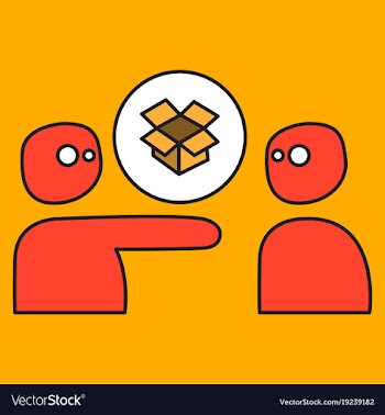 Dropbox color icon realistic icon or logo vector image