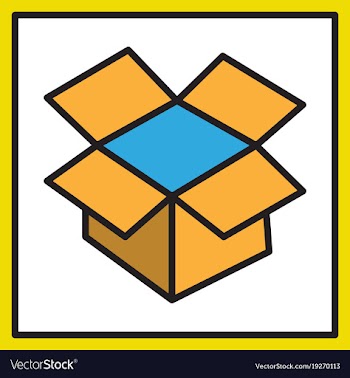 Dropbox color icon realistic icon or logo vector image