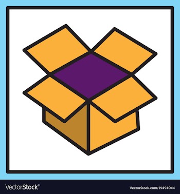 Dropbox color icon realistic icon or logo vector image