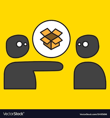 Dropbox color icon realistic icon or logo vector image