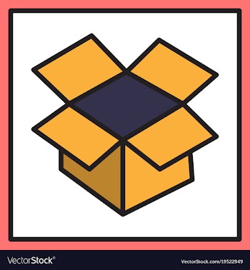Dropbox color icon realistic icon or logo vector image
