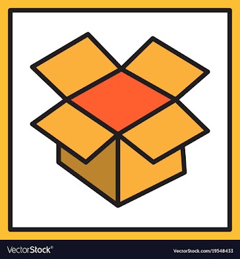 Dropbox color icon realistic icon or logo vector image