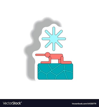 Drought and thirsty man in desert vector image