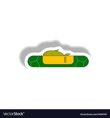 Drought effects on fish and nature vector image