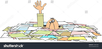 Drowning Paperwork Stock Illustration 42881650 - Shutterstock