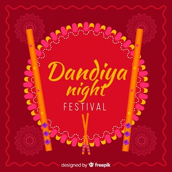 Drum dandiya background