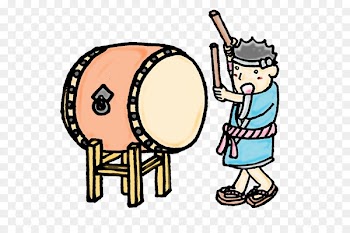 Drum Kits Taiko Illustration Percussion - taiko graphic 