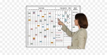 Dry-Erase Boards Personal organizer Calendar Magnatag Planning - others 