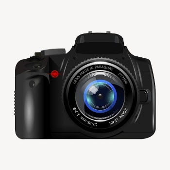 DSLR camera collage element, object | Free PSD - rawpixel