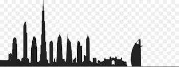 Dubai Skyline Building Clip art - burj khalifa 
