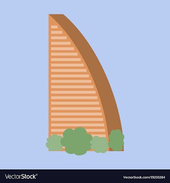 Dubai uae of burj al arab hotel burj al arab is vector image