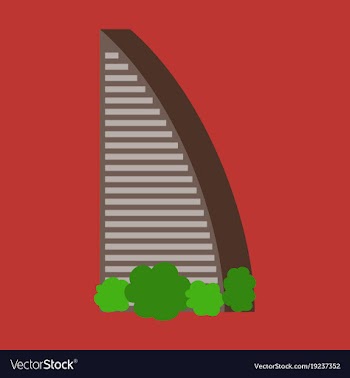 Dubai uae of burj al arab hotel burj al arab is vector image