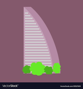 Dubai uae of burj al arab hotel burj al arab is vector image