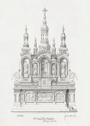 Dubuque Altar Mfg Co., Dubuque, | Free Photo Illustration - rawpixel