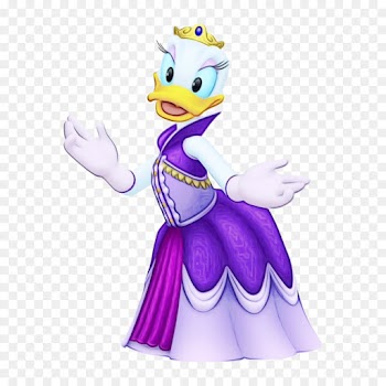 Duck, Bird, Flightless Bird, Cartoon, Violet PNG