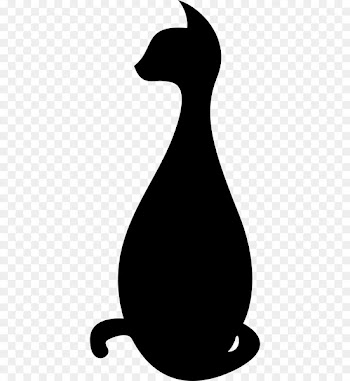 Duck Cat Kitten Silhouette Clip art - logical silhouette 