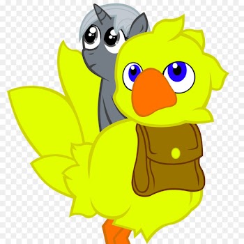 Duck Chicken Bird Cygnini Vertebrate - chocobo vector 