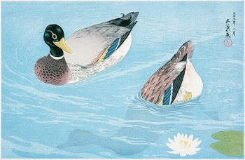 Ducks (1920) print in high resolution by Goyō… | Free public domain illustration