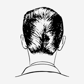 Ducktail men's haircut clipart, hairstyle | Free Vector - rawpixel