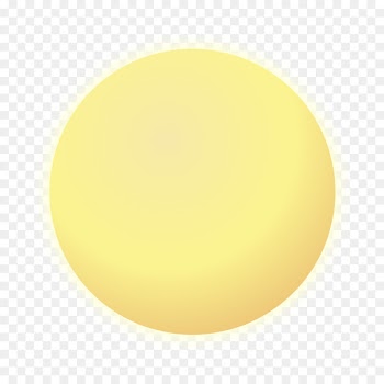 Ducs de Longueuil Yellow Circle - Yellow cartoon moon 