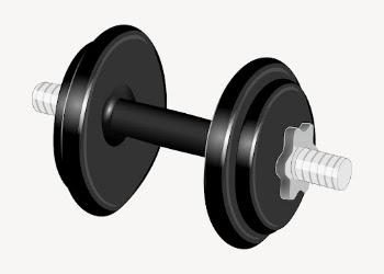Dumbbell collage element, sports illustration | Free PSD - rawpixel