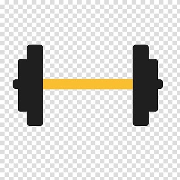 Dumbbell Euclidean Barbell Icon, cartoon abstract dumbbell transparent background PNG clipart