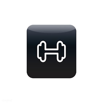 Dumbbell icon vector | Free stock vector - 533901