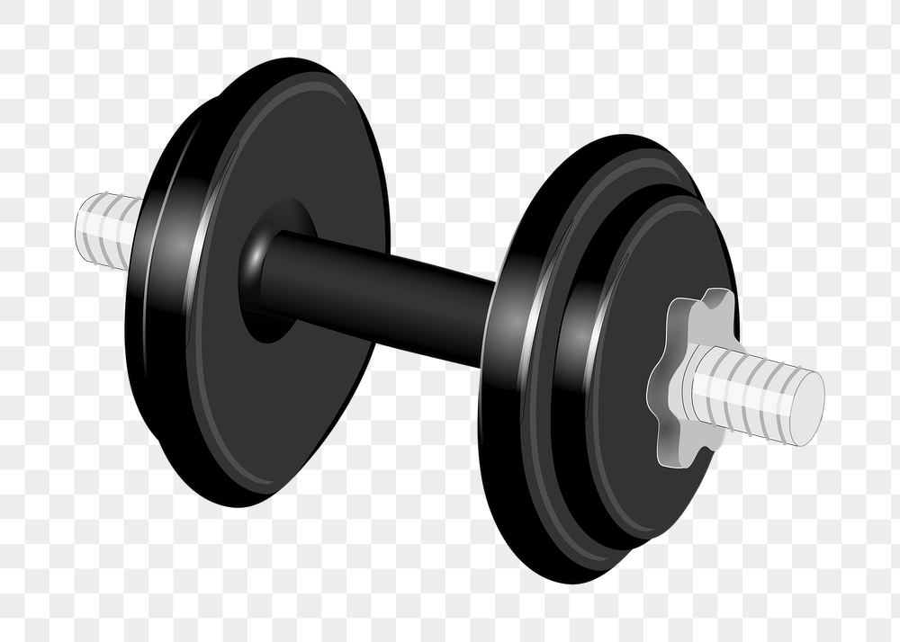 Dumbbell png sticker sports illustration, | Free PNG - rawpixel